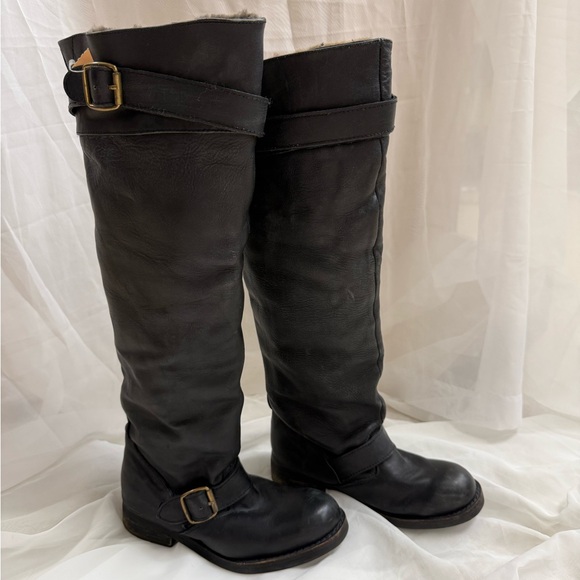 Jeffrey Campbell Black Over the Knee Boots - Picture 6 of 8